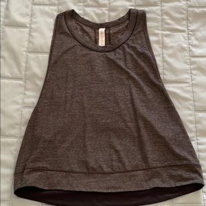 Lululemon running muscle crop tank